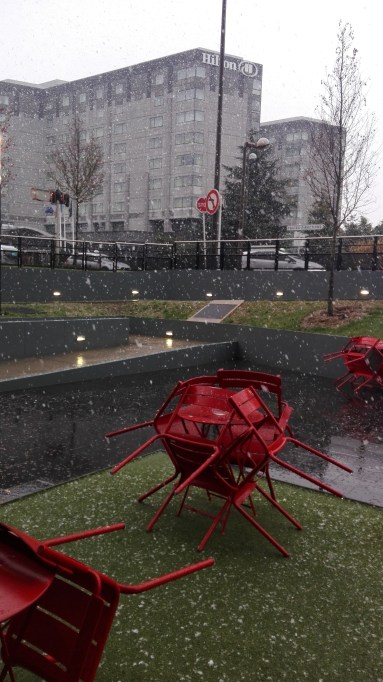 Paris CDG - Departure in snow6